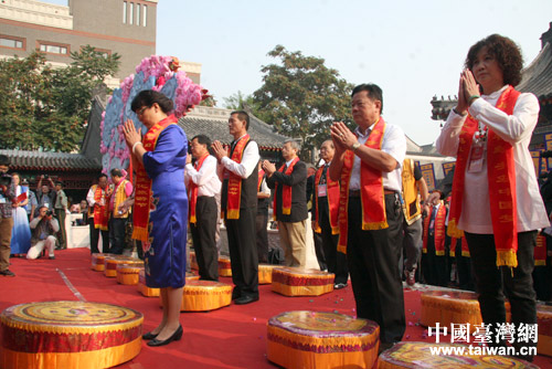 第七屆中國·天津媽祖文化旅遊節(jié)——天后宮大型傳統(tǒng)祭拜活動(dòng)現(xiàn)場(chǎng)