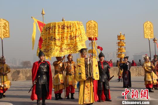 西安上演“冬至祭天”唐代國(guó)禮催熱傳統(tǒng)文化（圖）