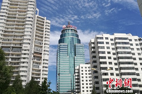 圖為北京朝陽區(qū)北辰附近某居民住宅外景。中新網(wǎng) 程春雨 攝