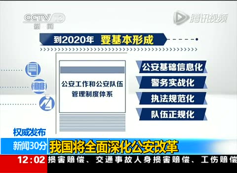 公安部副部長受訪談全面深化公安改革截圖