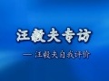 專訪——汪毅夫自我評(píng)價(jià)