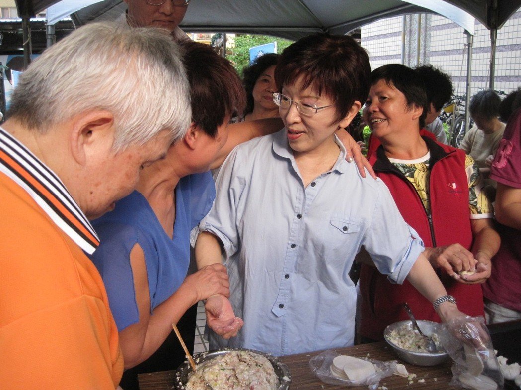 國民黨選舉帶熱2020話題，洪秀柱回應(yīng)“郭吳配”説法。（圖片來源：臺灣《聯(lián)合報》）