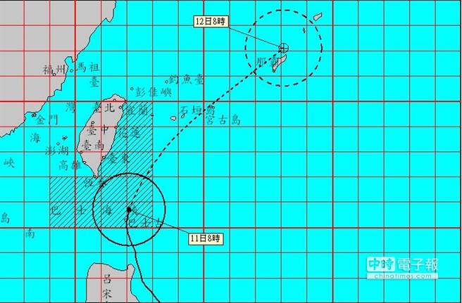 中颱風(fēng)紅霞速度加快 最快今夜解除海警(圖)