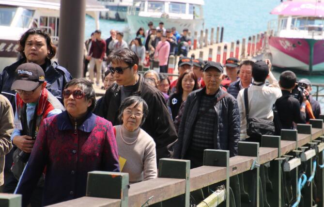   陸客縮減致兩岸航運(yùn)旅客大減5成8。（圖片來源：臺灣《聯(lián)合報(bào)》）