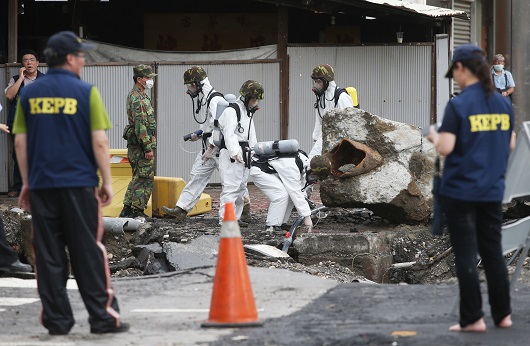 高雄氣爆案再傳爆炸聲！ 附近居民已撤離