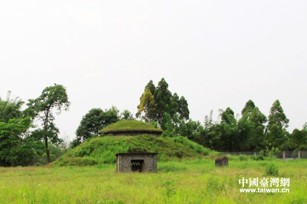 機場油庫遺址。（臺灣網(wǎng)記者 宣玲玲 攝）