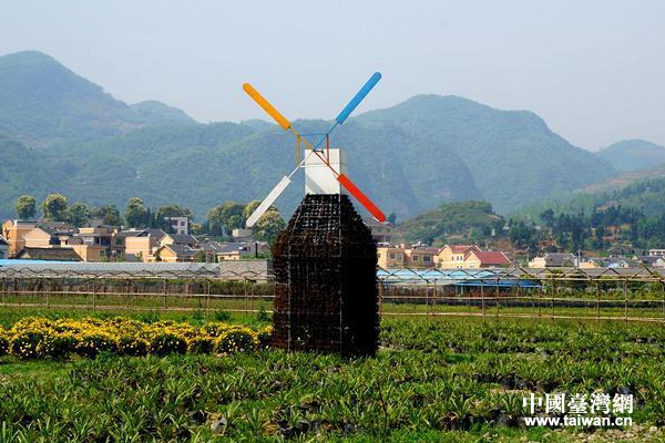 臺金生態(tài)農(nóng)業(yè)觀光園內(nèi)田園風(fēng)景。