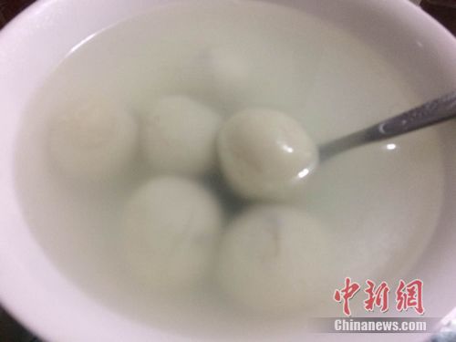 資料圖：湯圓煮制後，湯水清澈。 <a target='_blank'  ></p><p  align=