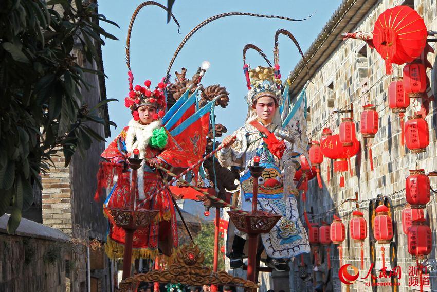 寧波：千年古鎮(zhèn)鬧元宵（組圖）